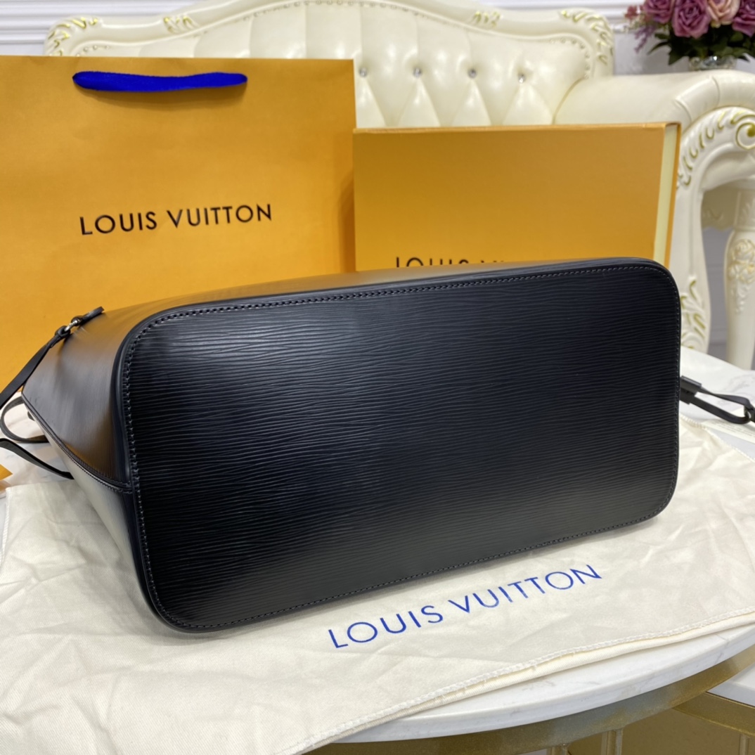 Louis Vuitton NEVERFULL MM Epi Grained Handbag M40932 Black